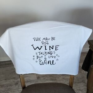 Primitive By Kathy Wine Love Tea Towel